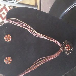 Fashion Necklace Set with Matching Earrings